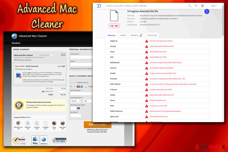 you remove advanced mac cleaner